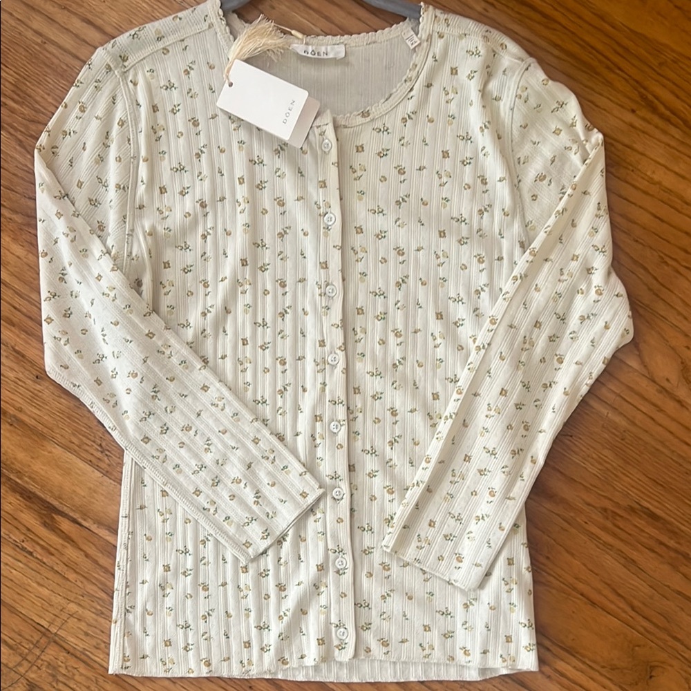 Doen Amelie cardigan tee